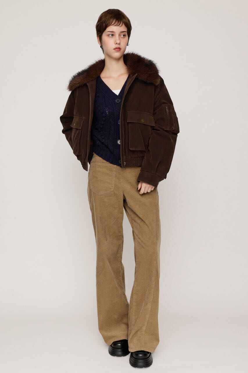 SLY「WASHED PUFFER SHORT ブルゾン」|ブルゾン・スタジャン|