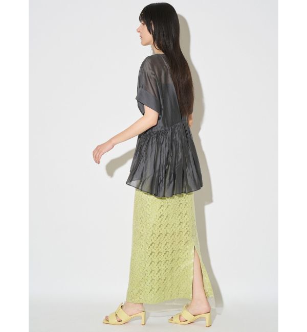 ELENDEEK「ROLL UP PEPLUM BL」|シャツ・ブラウス|