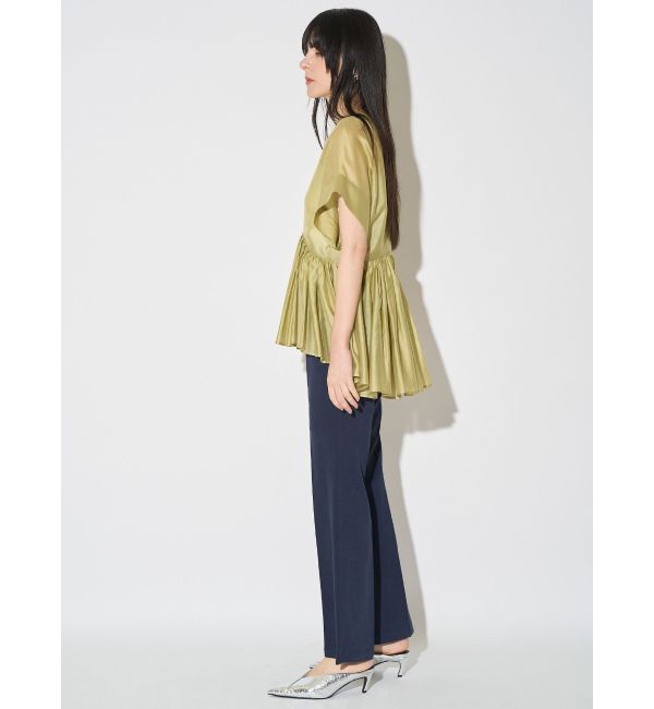 ELENDEEK「ROLL UP PEPLUM BL」|シャツ・ブラウス|