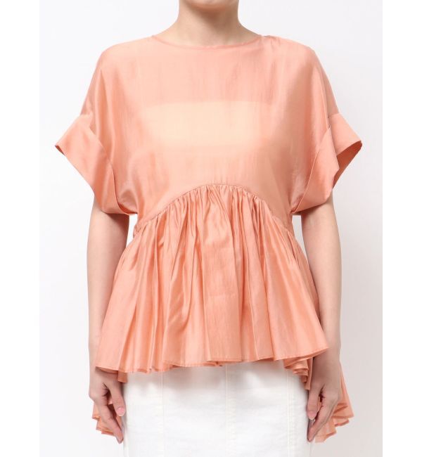 ELENDEEK「ROLL UP PEPLUM BL」|シャツ・ブラウス|