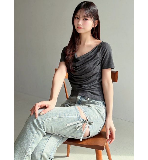 RESEXXY「ドレープカットプルオーバー」|Tシャツ・カットソー|