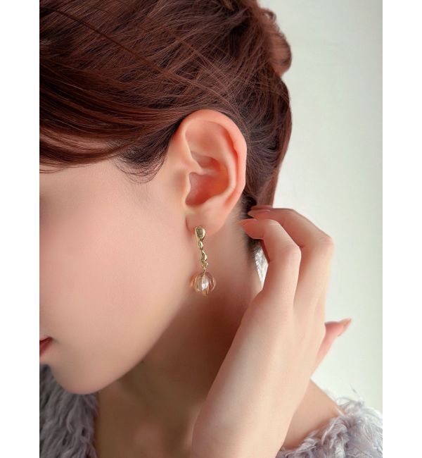 RESEXXY「クォーツライクドロップピアス」|ピアス|