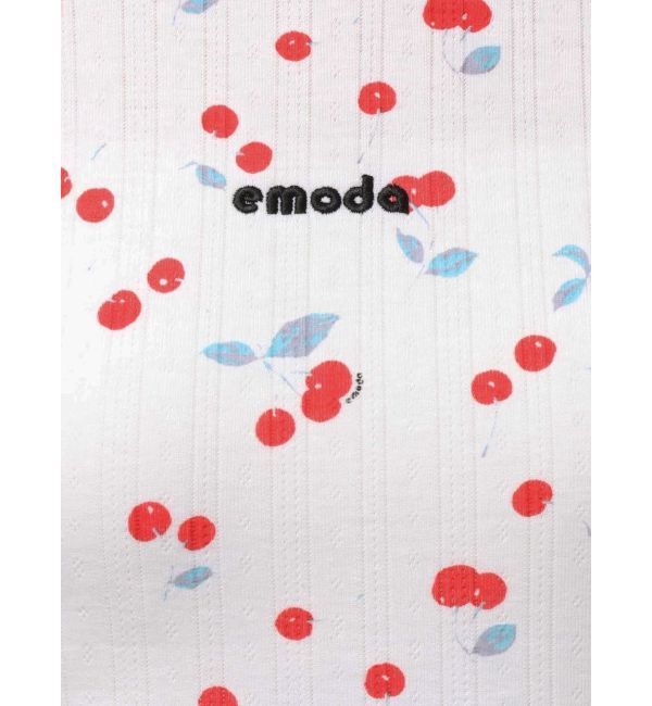 EMODA「アイレットクロップドロングスリーブTシャツ」|Tシャツ・カットソー|
