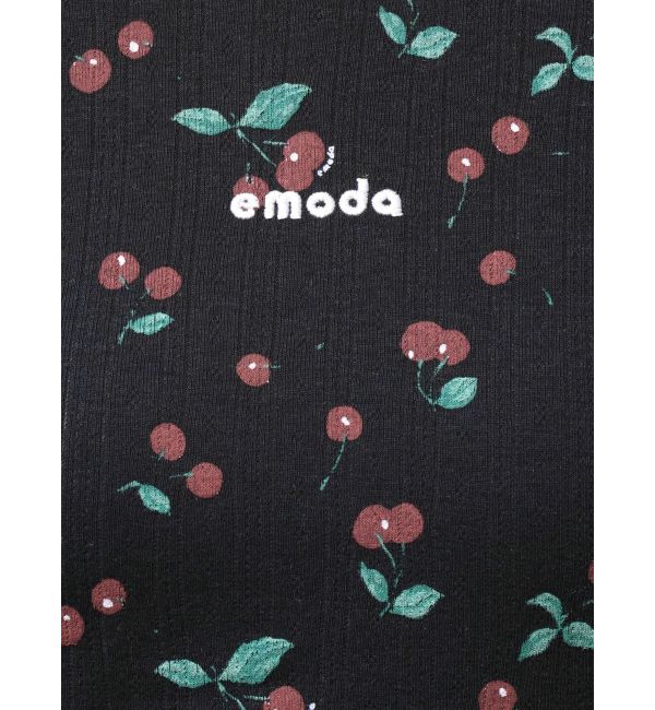 EMODA「アイレットクロップドロングスリーブTシャツ」|Tシャツ・カットソー|