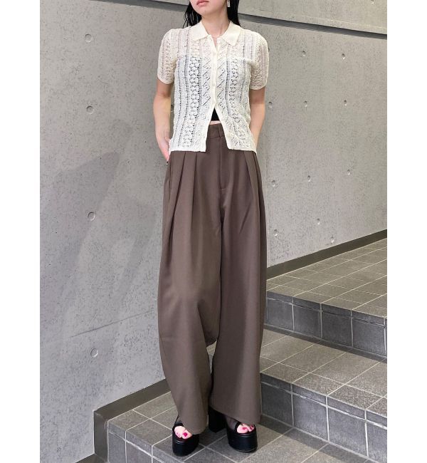 MURUA「ダブルタックワイドパンツ」|その他|