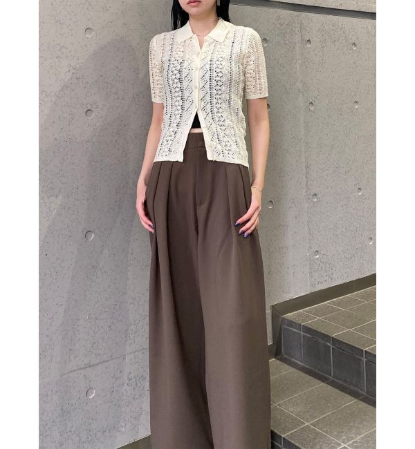 MURUA「ダブルタックワイドパンツ」|その他|