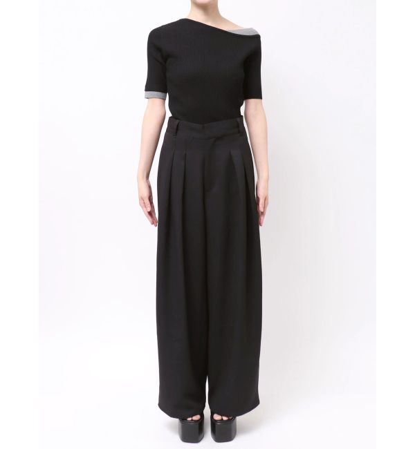 MURUA「ダブルタックワイドパンツ」|その他|
