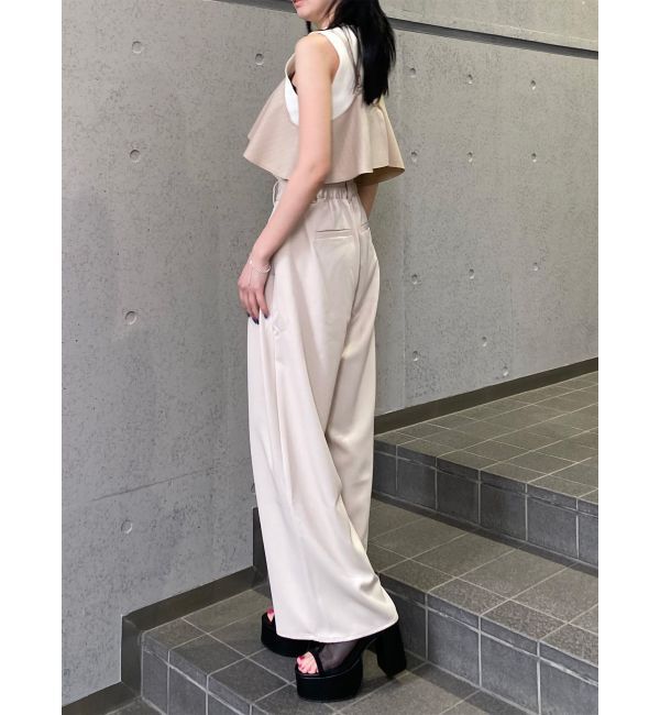 MURUA「ダブルタックワイドパンツ」|その他|