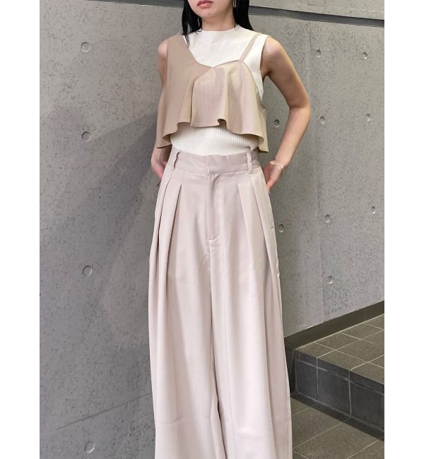 MURUA「ダブルタックワイドパンツ」|その他|