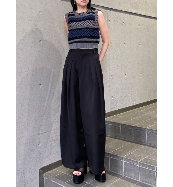MURUA「ダブルタックワイドパンツ」|その他|