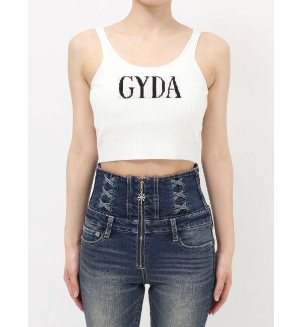 GYDA「GYDA jacquardタンクニットトップス」|タンクトップ|