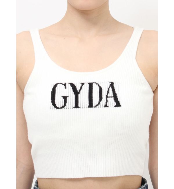 GYDA「GYDA jacquardタンクニットトップス」|タンクトップ|