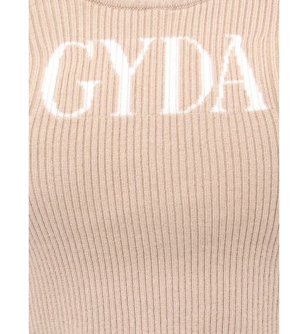 GYDA「GYDA jacquardタンクニットトップス」|タンクトップ|