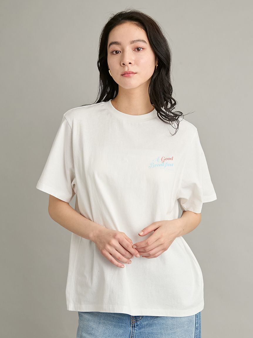 Mila Owen「カフェモチーフグラフィックＴシャツ」|Tシャツ・カットソー|