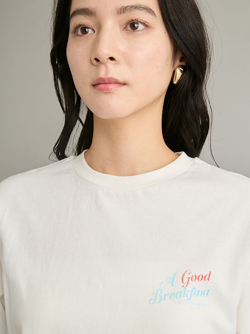 Mila Owen「カフェモチーフグラフィックＴシャツ」|Tシャツ・カットソー|