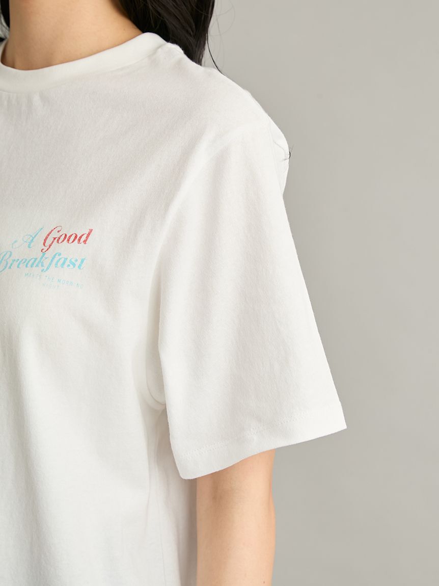 Mila Owen「カフェモチーフグラフィックＴシャツ」|Tシャツ・カットソー|