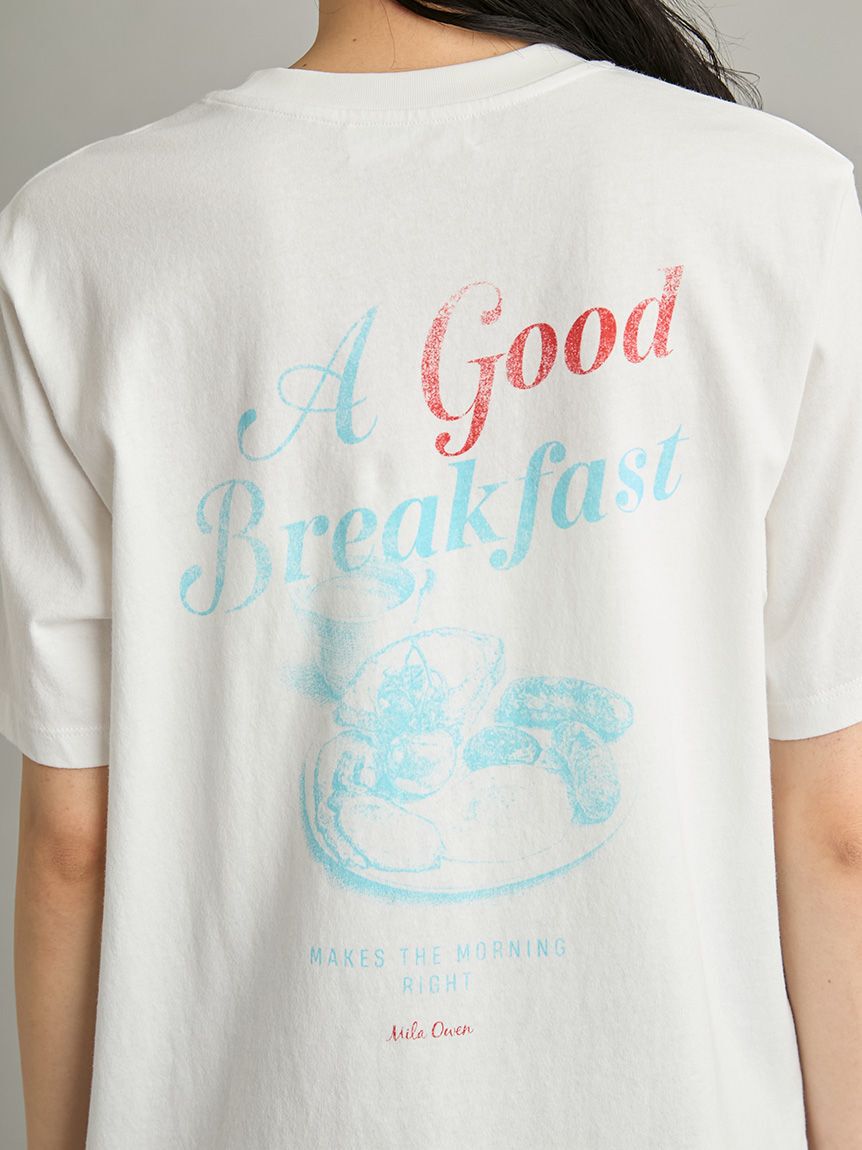 Mila Owen「カフェモチーフグラフィックＴシャツ」|Tシャツ・カットソー|