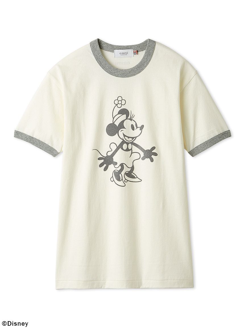 emmi atelier「【emmi&times;GOOD ROCK SPEED】MINNIE MOUSE/リンガー Tシャツ」|Tシャツ・カットソー|