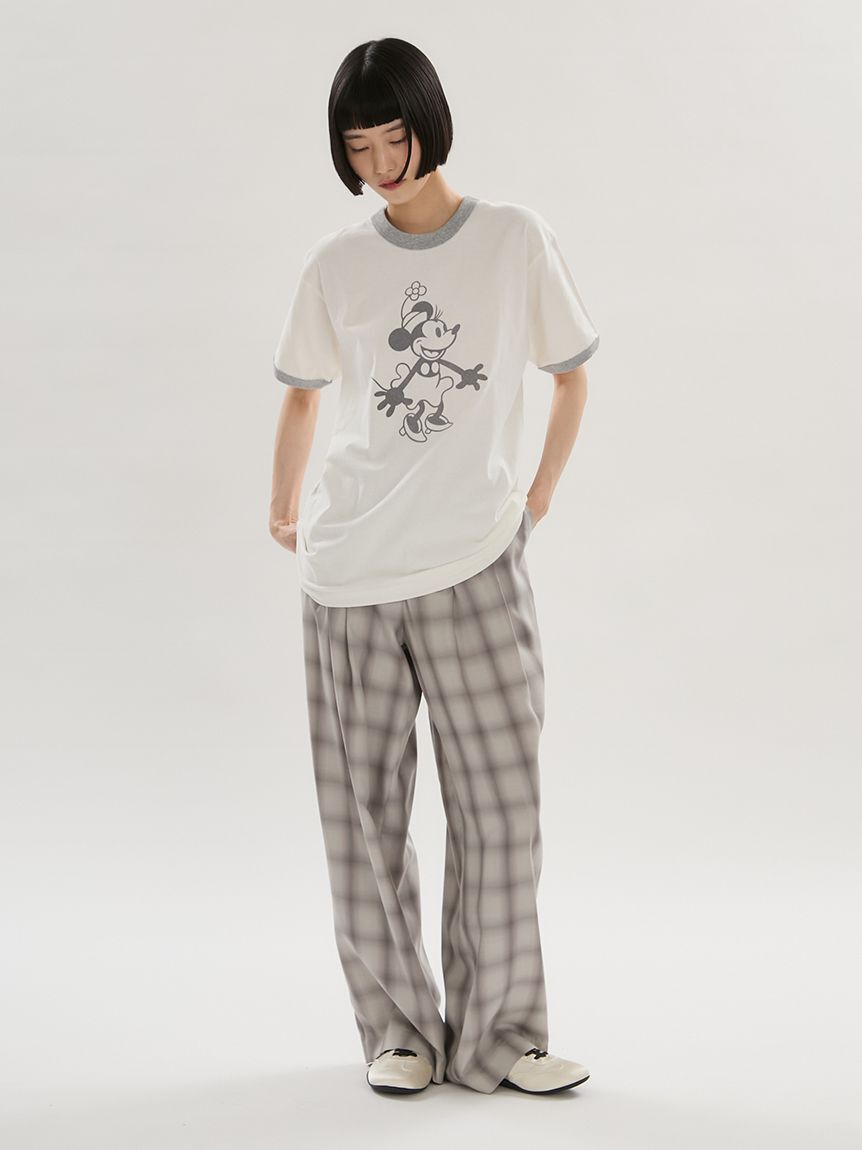 emmi atelier「【emmi&times;GOOD ROCK SPEED】MINNIE MOUSE/リンガー Tシャツ」|Tシャツ・カットソー|