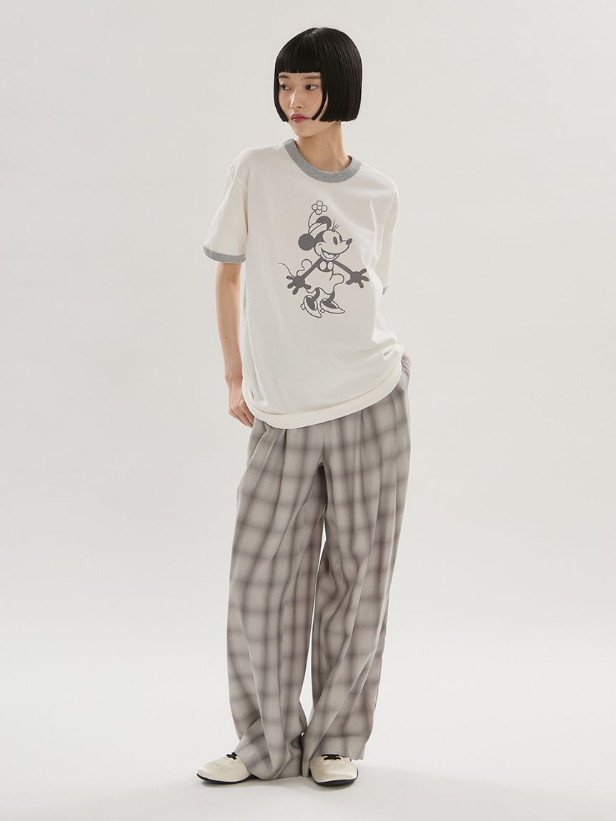 emmi atelier「【emmi&times;GOOD ROCK SPEED】MINNIE MOUSE/リンガー Tシャツ」|Tシャツ・カットソー|