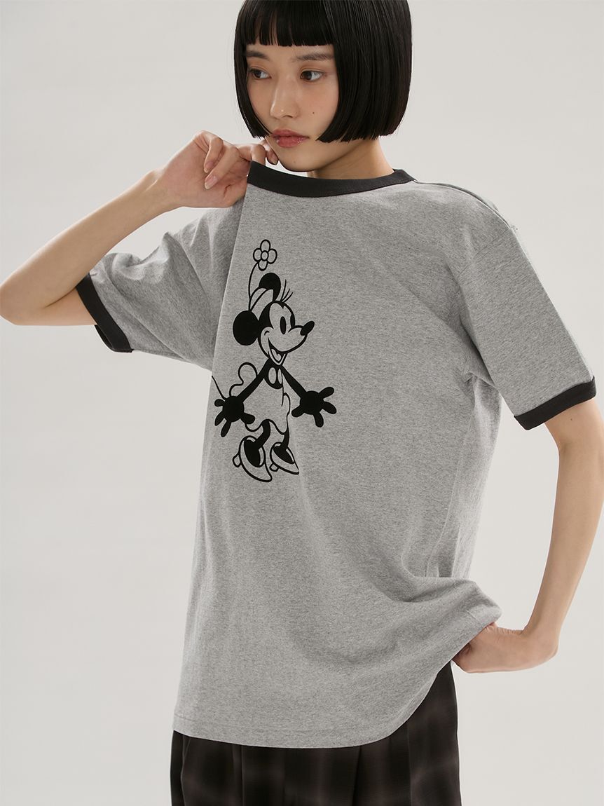 emmi atelier「【emmi&times;GOOD ROCK SPEED】MINNIE MOUSE/リンガー Tシャツ」|Tシャツ・カットソー|