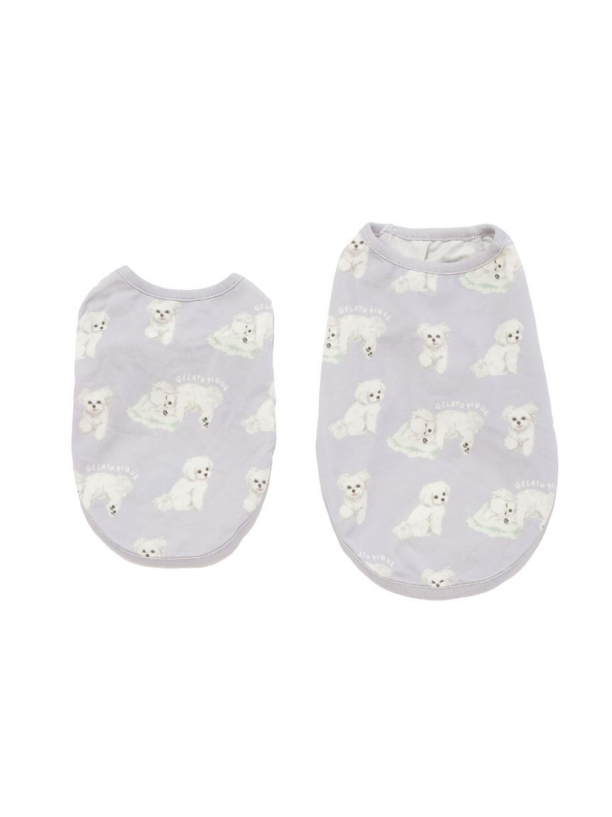  GELATO PIQUE CAT&DOG「【CAT&DOG】マルチーズ柄カットソープルオーバー」|その他|