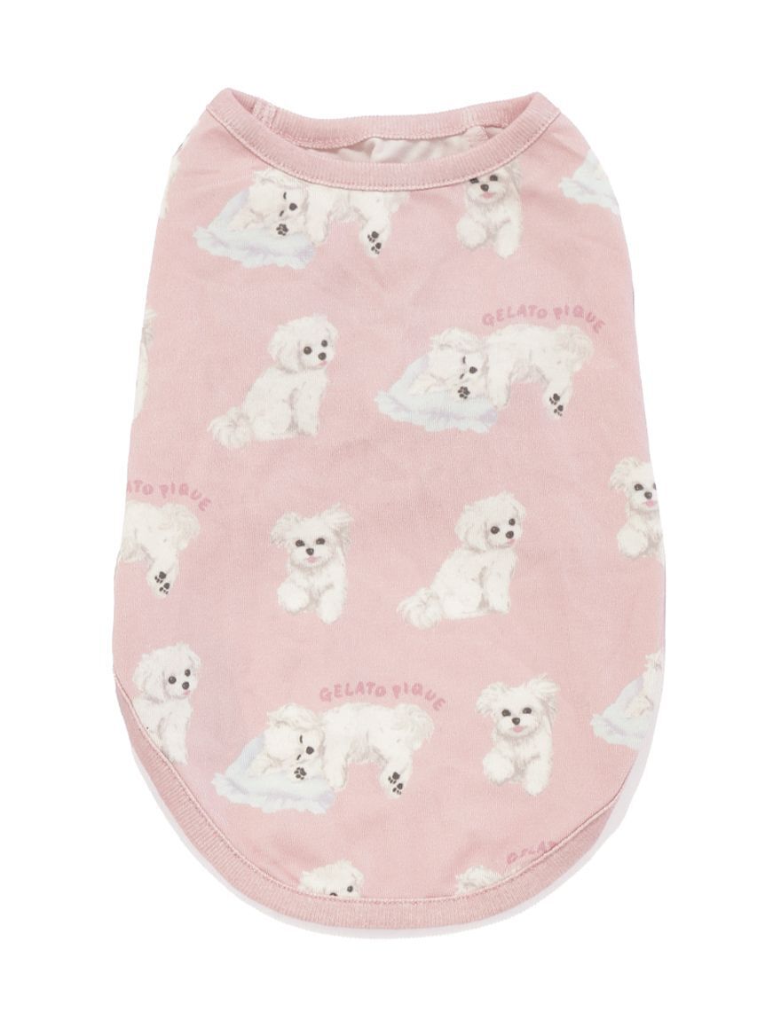  GELATO PIQUE CAT&DOG「【CAT&DOG】マルチーズ柄カットソープルオーバー」|その他|