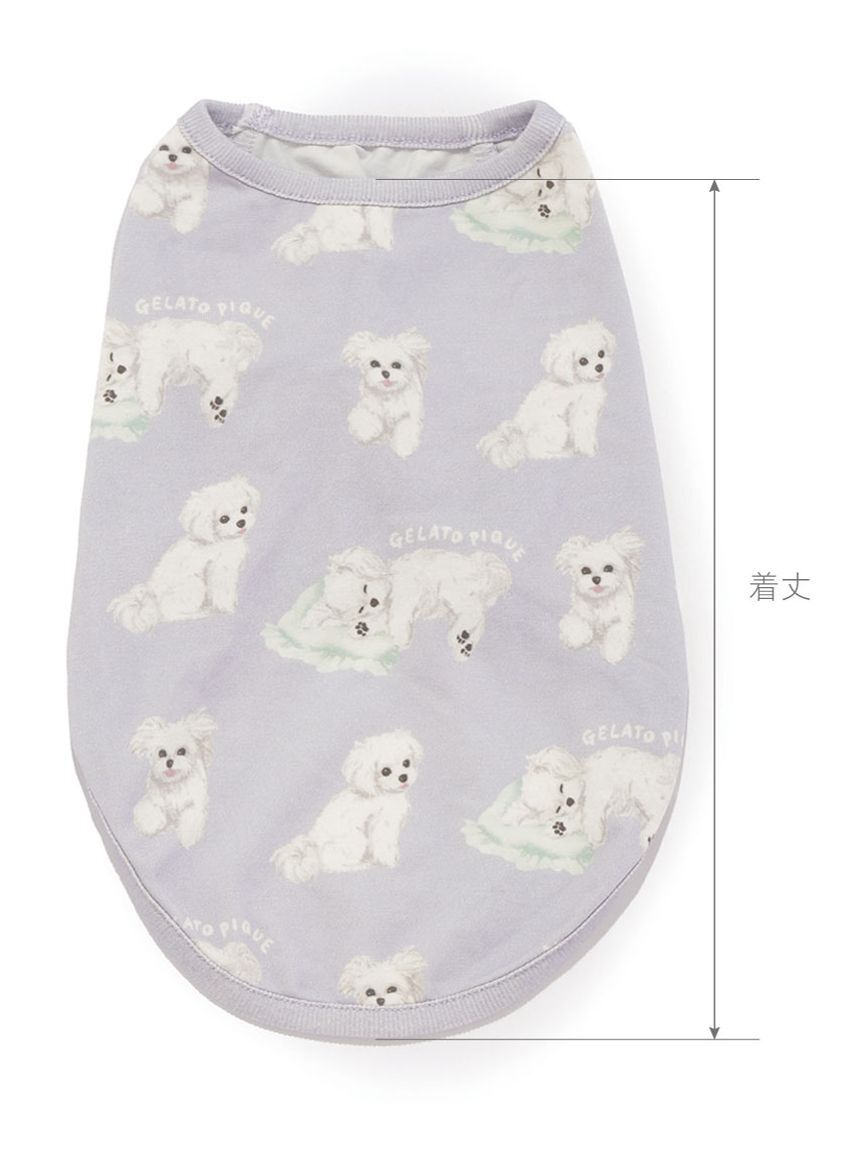  GELATO PIQUE CAT&DOG「【CAT&DOG】マルチーズ柄カットソープルオーバー」|その他|