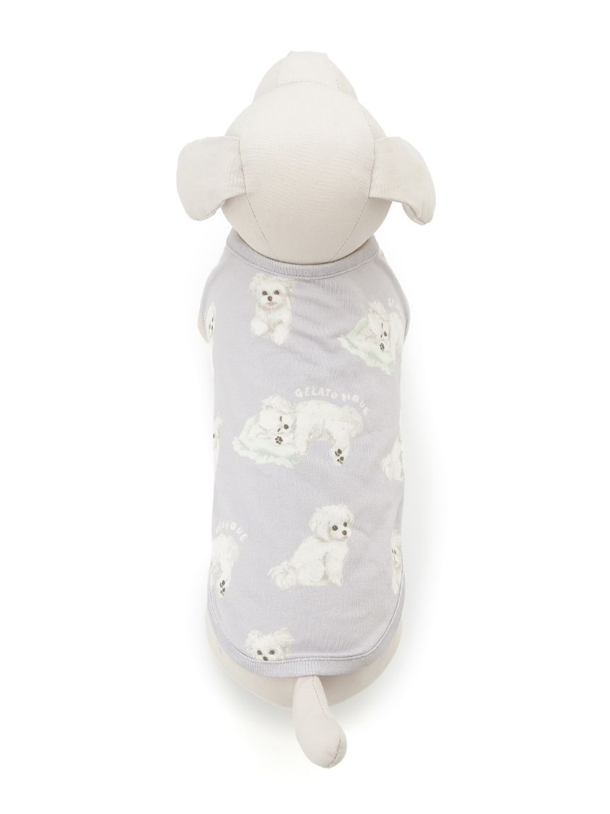  GELATO PIQUE CAT&DOG「【CAT&DOG】マルチーズ柄カットソープルオーバー」|その他|