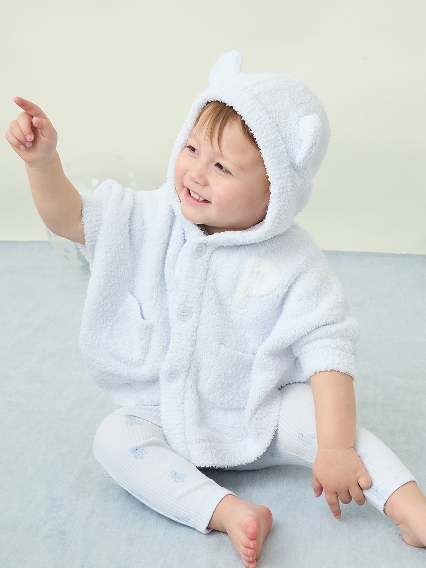 GELATO PIQUE KIDS & BABY「【ラッピング済み】【BABY】パウダーベアポンチョ&ストローマグセット BOX付き」|その他ベビー用品|