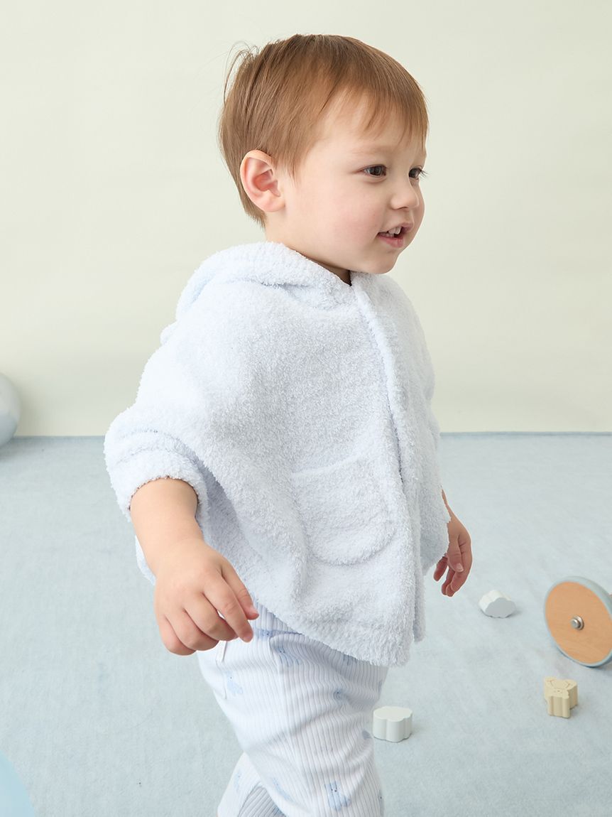 GELATO PIQUE KIDS & BABY「【ラッピング済み】【BABY】パウダーベアポンチョ&ストローマグセット BOX付き」|その他ベビー用品|