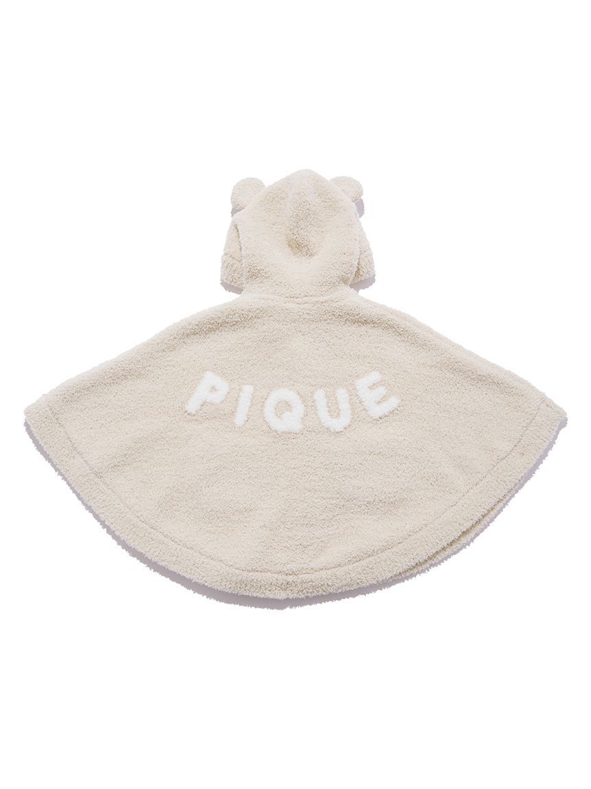 GELATO PIQUE KIDS & BABY「【ラッピング済み】【BABY】パウダーベアポンチョ&ストローマグセット BOX付き」|その他ベビー用品|