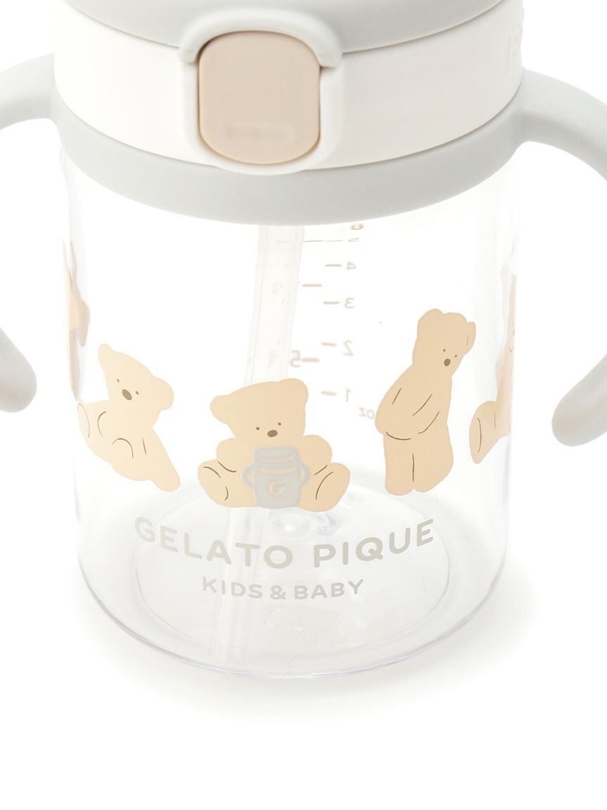 GELATO PIQUE KIDS & BABY「【ラッピング済み】【BABY】パウダーベアポンチョ&ストローマグセット BOX付き」|その他ベビー用品|