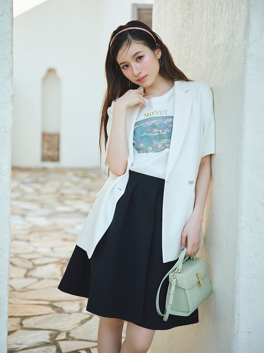 CELFORD「【洗える】【Monet】アートプリントＴシャツ」|Tシャツ・カットソー|OWHT