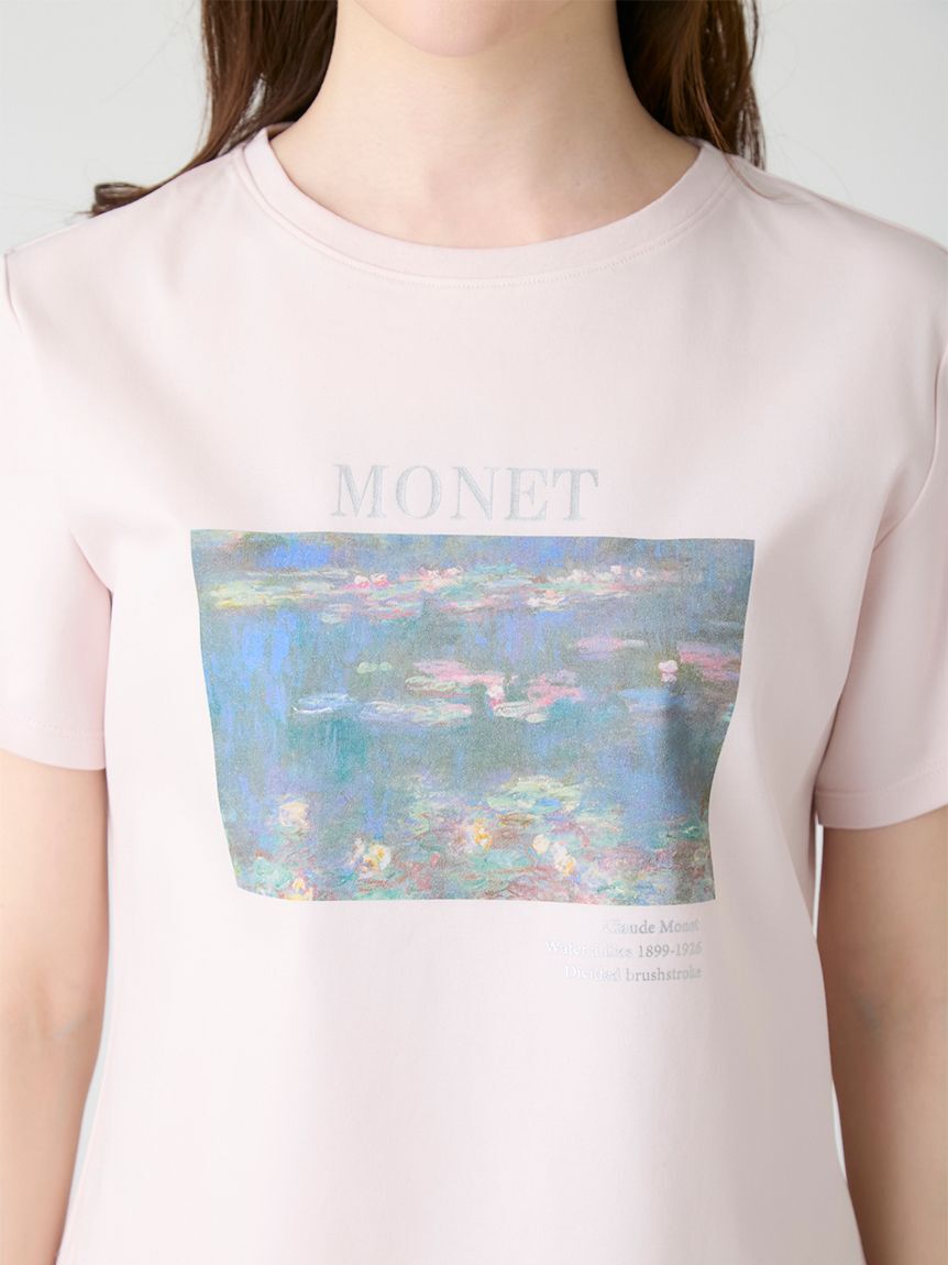 CELFORD「【洗える】【Monet】アートプリントＴシャツ」|Tシャツ・カットソー|