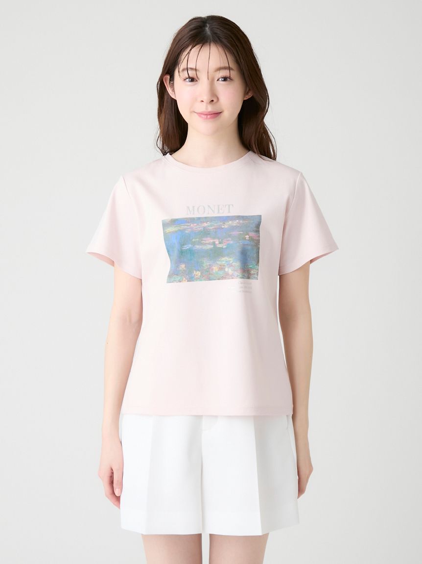 CELFORD「【洗える】【Monet】アートプリントＴシャツ」|Tシャツ・カットソー|