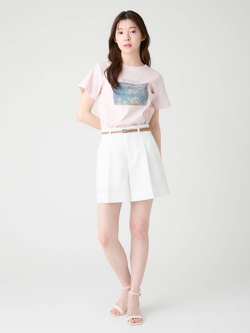 CELFORD「【洗える】【Monet】アートプリントＴシャツ」|Tシャツ・カットソー|