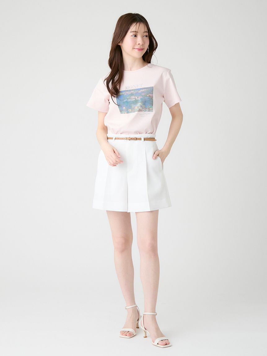 CELFORD「【洗える】【Monet】アートプリントＴシャツ」|Tシャツ・カットソー|