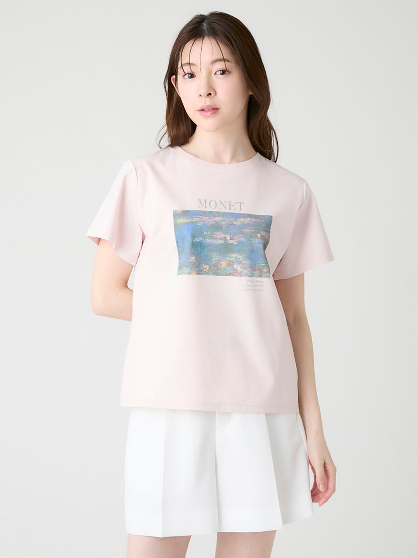CELFORD「【洗える】【Monet】アートプリントＴシャツ」|Tシャツ・カットソー|