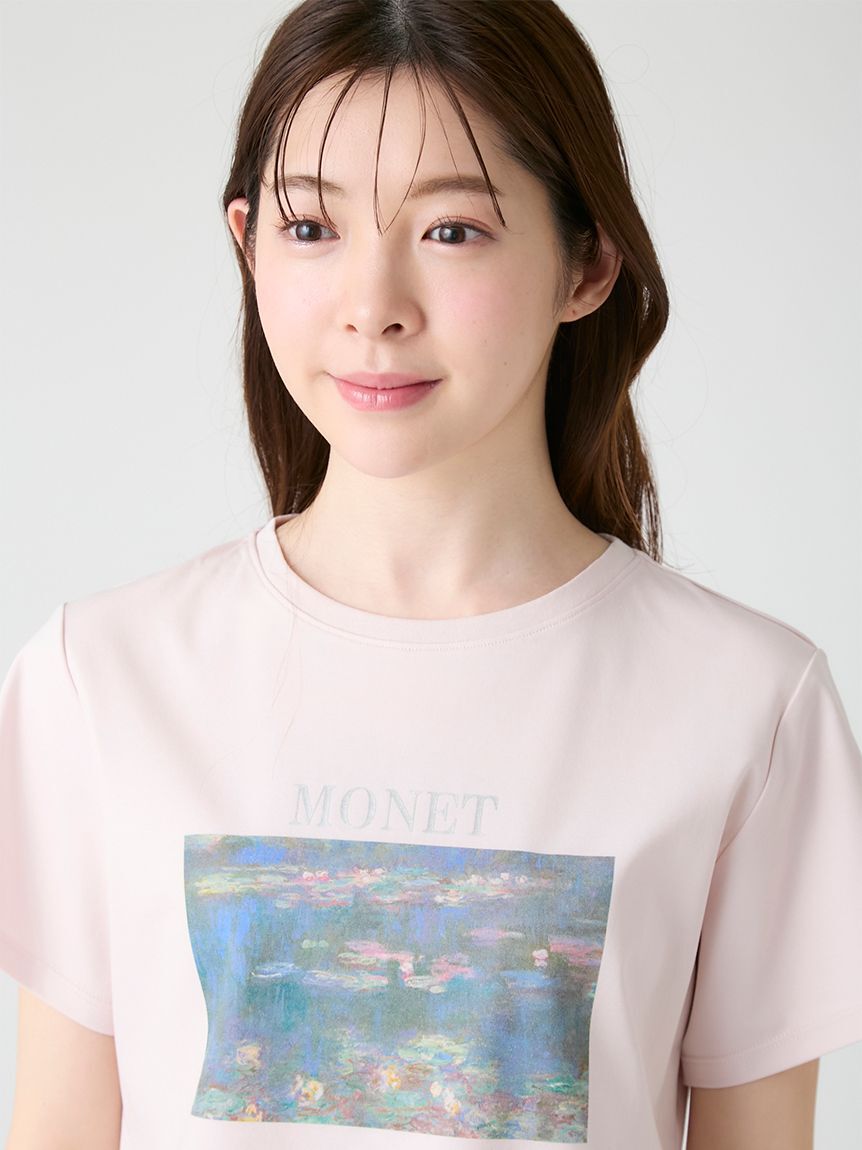 CELFORD「【洗える】【Monet】アートプリントＴシャツ」|Tシャツ・カットソー|