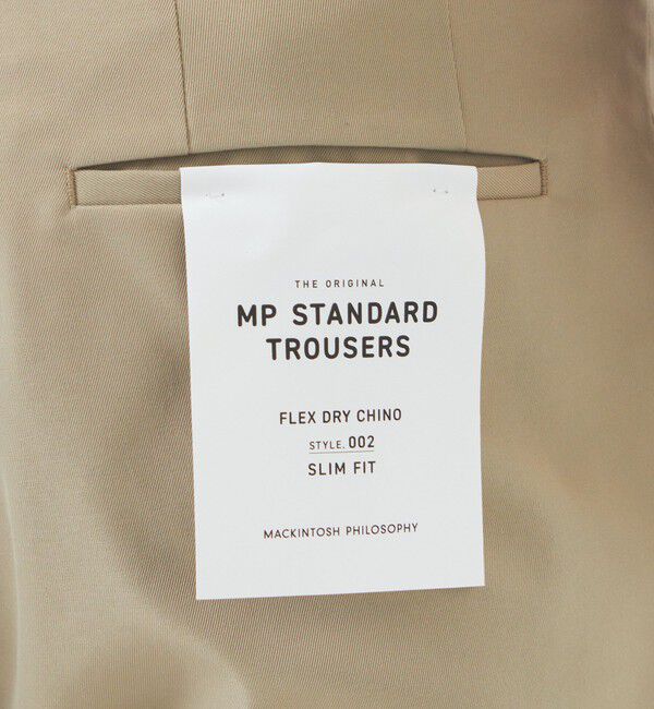 MACKINTOSH PHILOSOPHY「【MP STANDARD TROUSERS】STYLE002 SLIM FIT フレックスドライチノ」|その他|