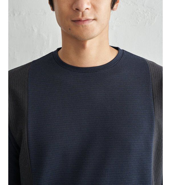 ikka「ＷフェイスリップルキリカエロンＴ」|Tシャツ・カットソー|