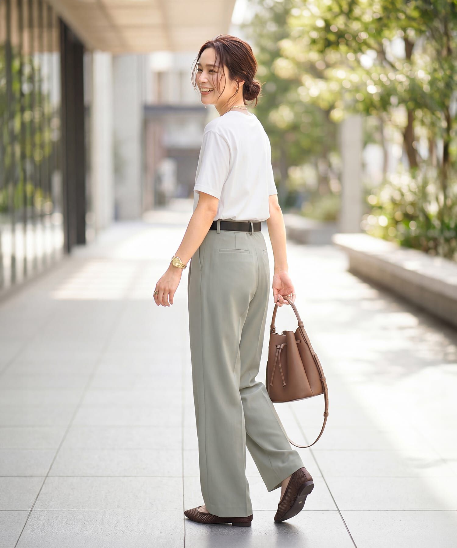 STYLE DELI「【ものづくりJAPAN】DIORAMAシルキースムース／VネックT」|Tシャツ・カットソー|