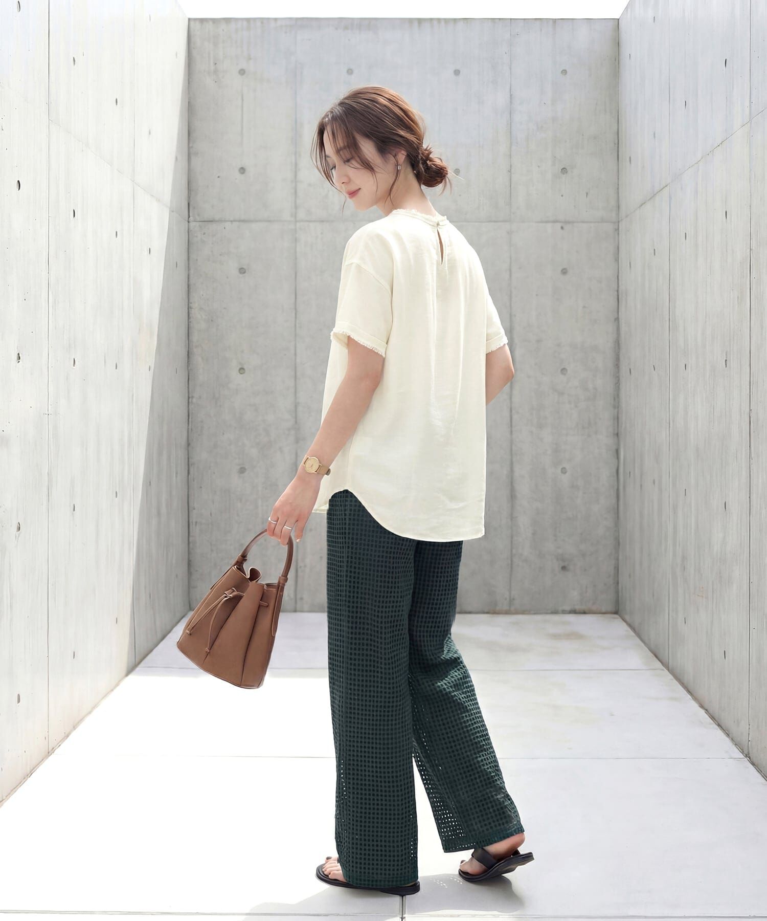 STYLE DELI「【LUXE】everyday半袖ブラウス」|シャツ・ブラウス|