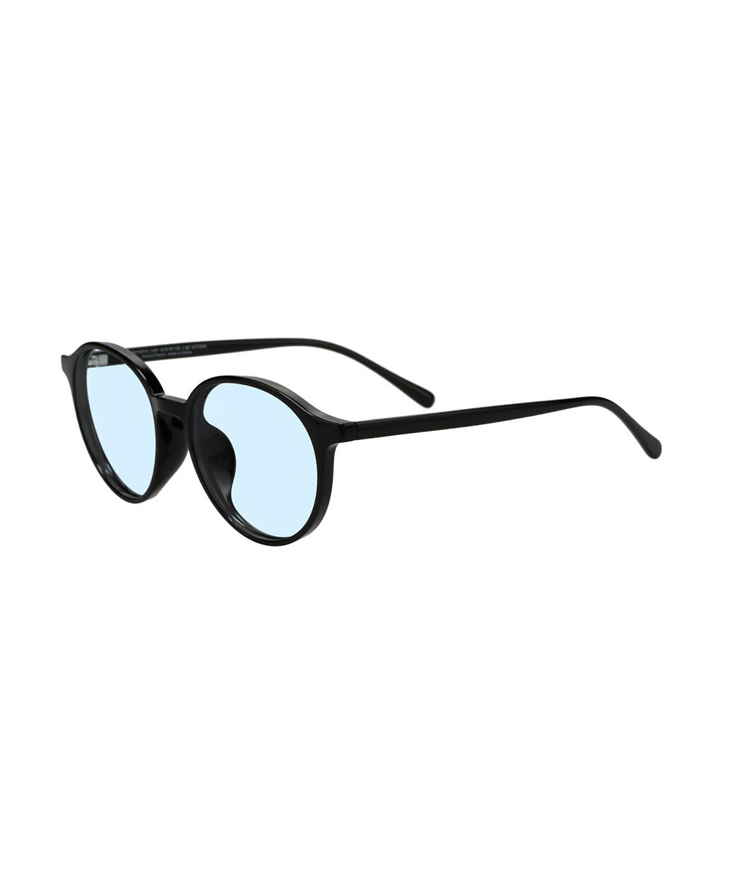  「ボストン型 サングラス｜クリア 黒縁 ライトカラー COLOR SUNGLASSES UVカット 紫外線対策 」|サングラス|