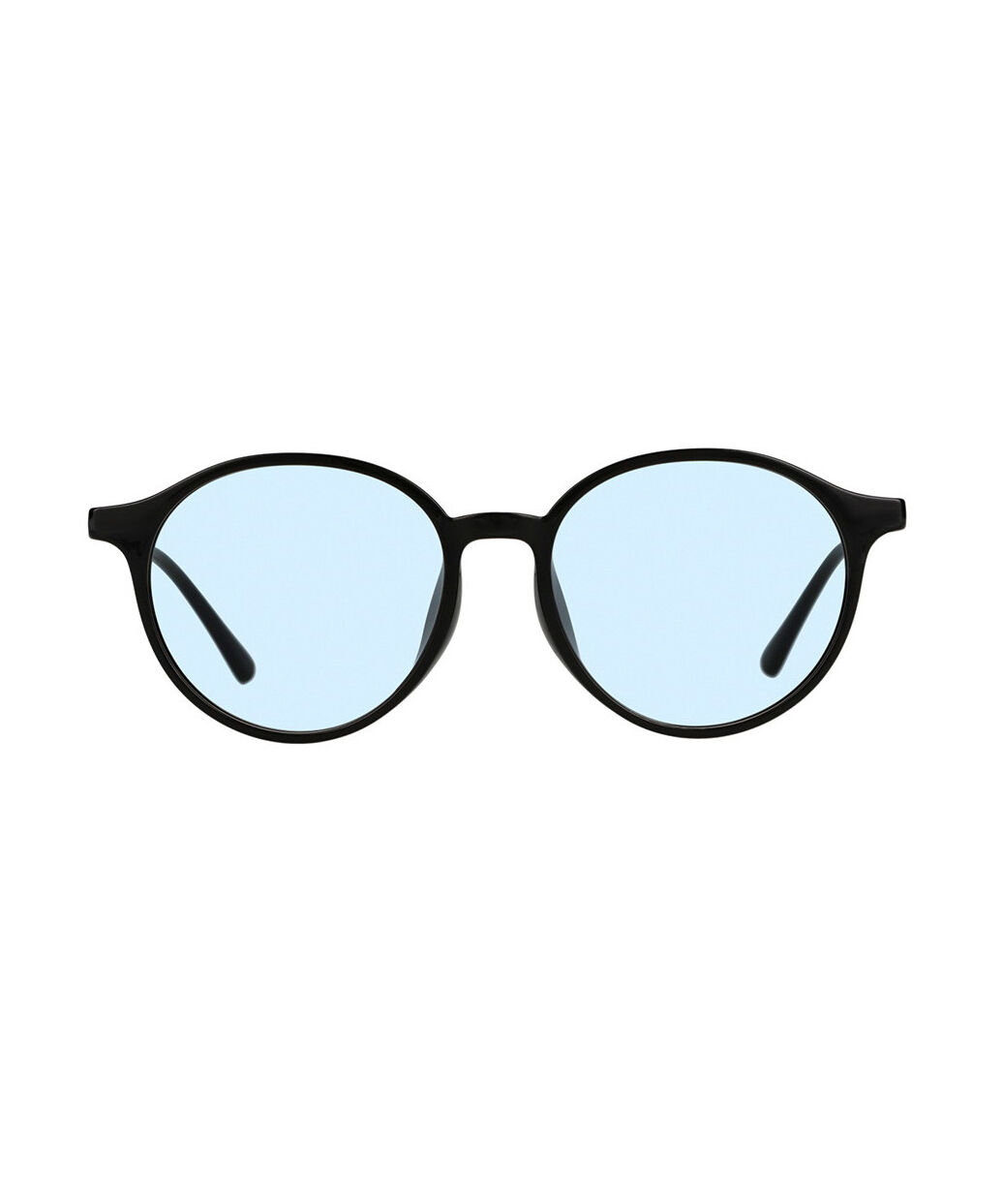  「ボストン型 サングラス｜クリア 黒縁 ライトカラー COLOR SUNGLASSES UVカット 紫外線対策 」|サングラス|