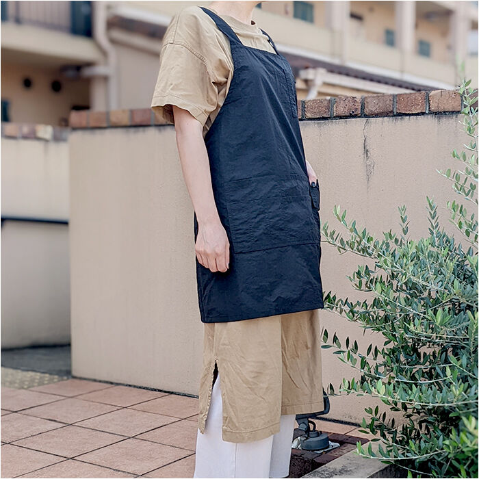 BACKYARD FAMILY「エプロン 撥水 作業 通販 H型 レディース 保育士 可愛い かわいい おしゃれ シンプル 無地」|その他|