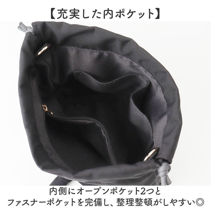 BACKYARD FAMILY「巾着バッグ ショルダー ミニ 通販 巾着 バッグ ショルダーバッグ 巾着ショルダー」|ショルダー・メッセンジャー|