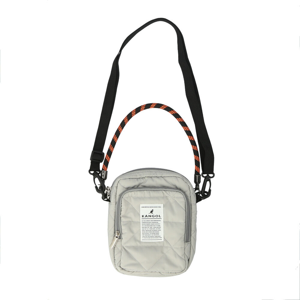 BACKYARD FAMILY「kangol bag カンゴール 250-2200 通販 ショルダーバッグ ハンドバッグ」|ショルダー・メッセンジャー|グレー1