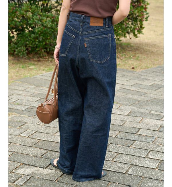 追加 ULTサマーデニムハイライズルーズ5PKT BLUE/NAVY（OUTDOOR